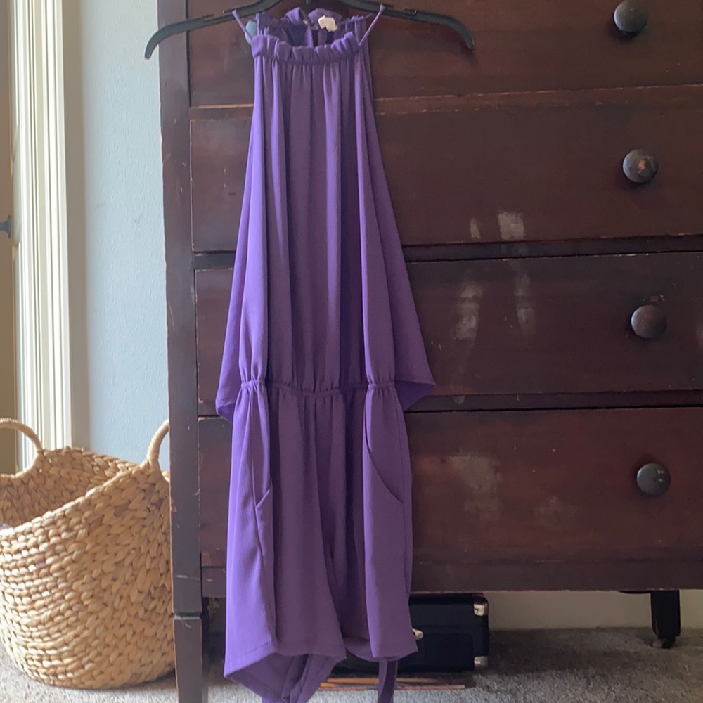 Purple romper